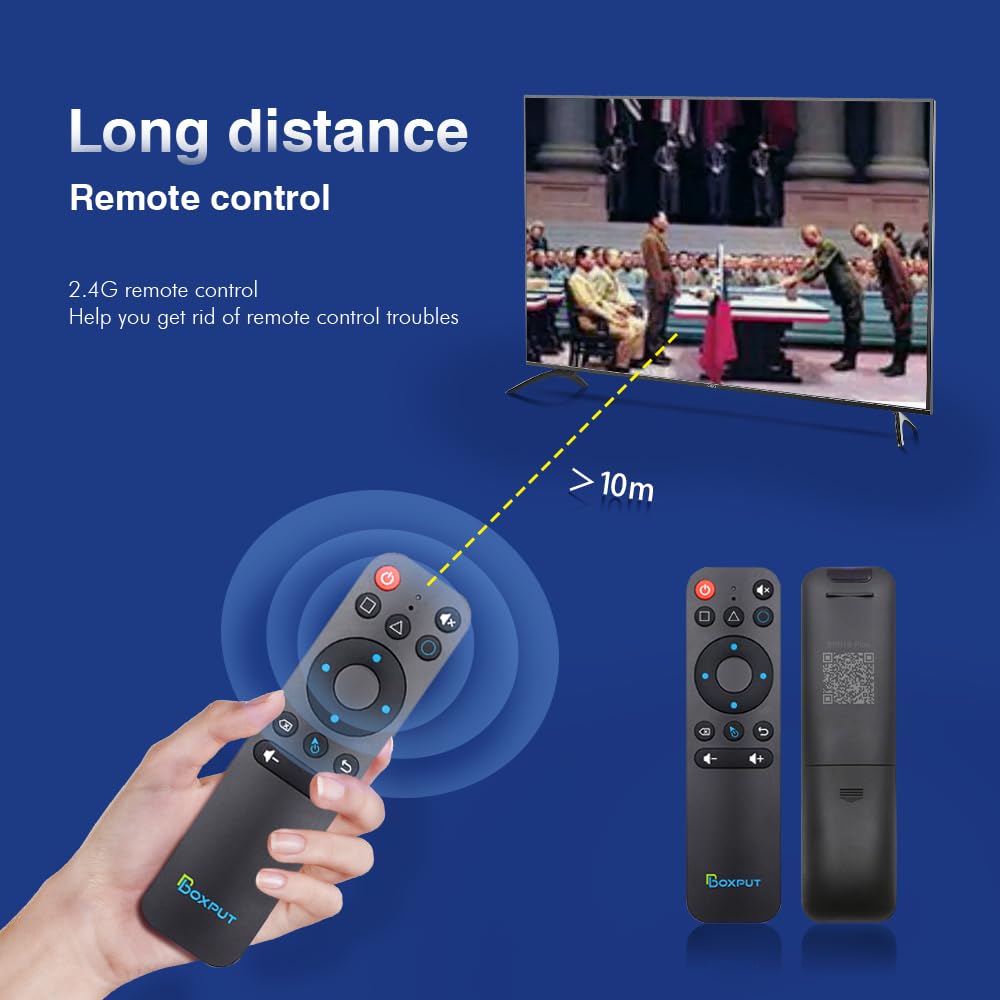 BOXPUT BPR 1 S Plus Mouse antenă Telecomandă Telecomandă radiofrecvență Telecomandă BT Telecomandă vocală cu învățare în infraroșu Gyro USB Aplicabil la