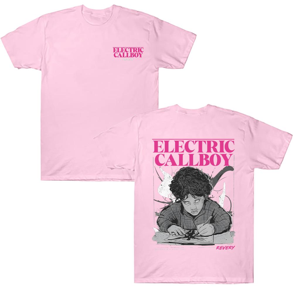 Electric Callboy Revery Paint T-Shirts Fashion Print Top Tshirt Summer New Light and Thin Men's Women's Tee Short Sleeves Cotton Tshirts