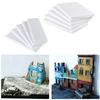 5 Foam Board Base for Diorama Projects, Rectangle Blocks Miniature Garden