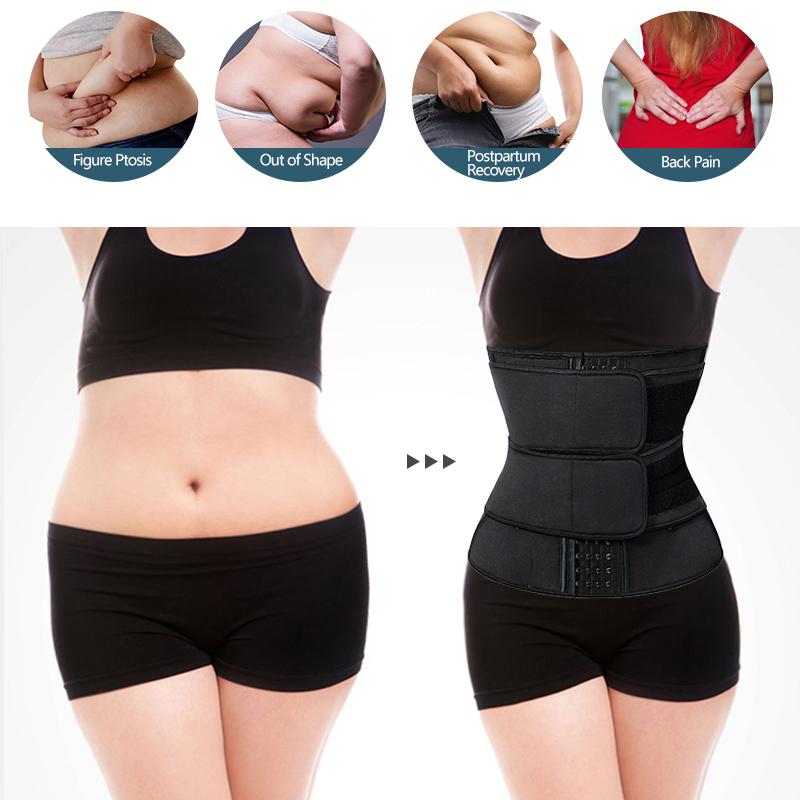 Waist Trainer Menwomen Cincher Trimmer Sweat Belt Fitness Body Shapewear Shaper