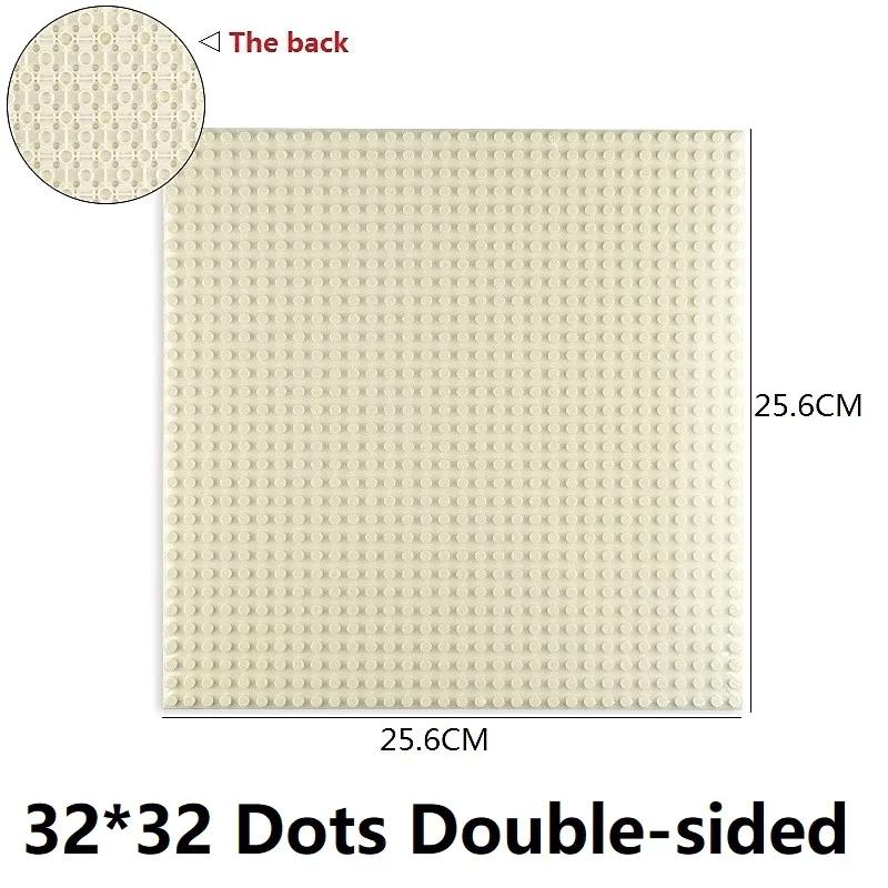 32x32 32x16 Dots Classic Building Blocks Base Plate MOC DIY Plastic Colorful Classic Brick Compatible for City Figures Kids Toy