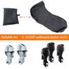 600D Boot Voll Außenbordmotor Motor Abdeckung Schutz Schwarz Für 6-225 PS Motor Wasserdicht Anti-scratch Sonnenschutz staubdicht