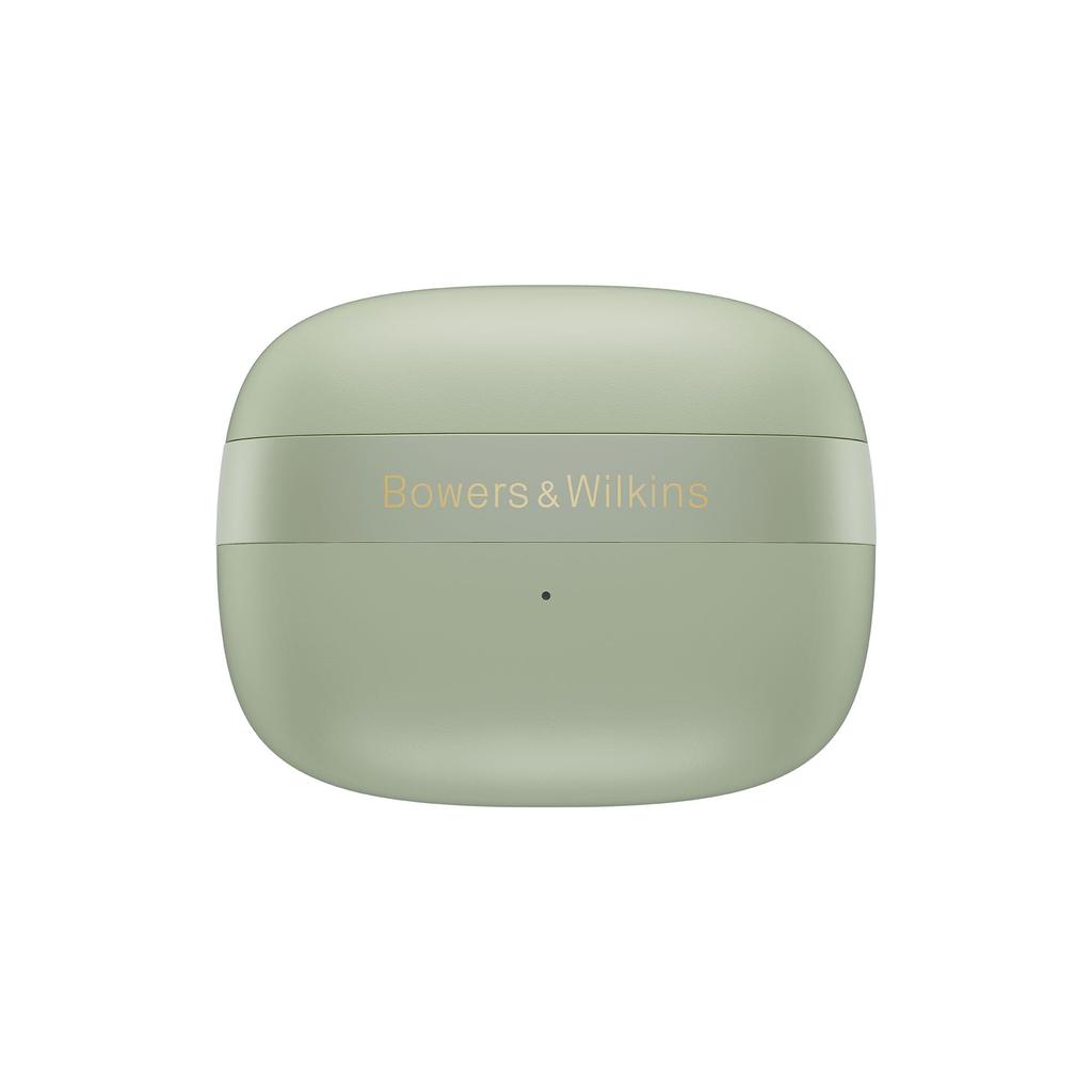 Bowers & Wilkins Pi8 True Wireless ANC Earbuds with Multipoint Bluetooth and Audio Retransmission Case, Jade Green