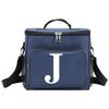 Insulated Lunch Bags Thermal Organizer Handbag Cooler Box for Student Portable Waterproof Camping Storage Boxes White Pattern