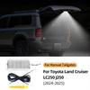 White LED Car Trunk Light Tailgate Lamp For Toyota Land Cruiser Prado 250 J250 LC250 2024 2025 2026 Suitcase Lights Assembly