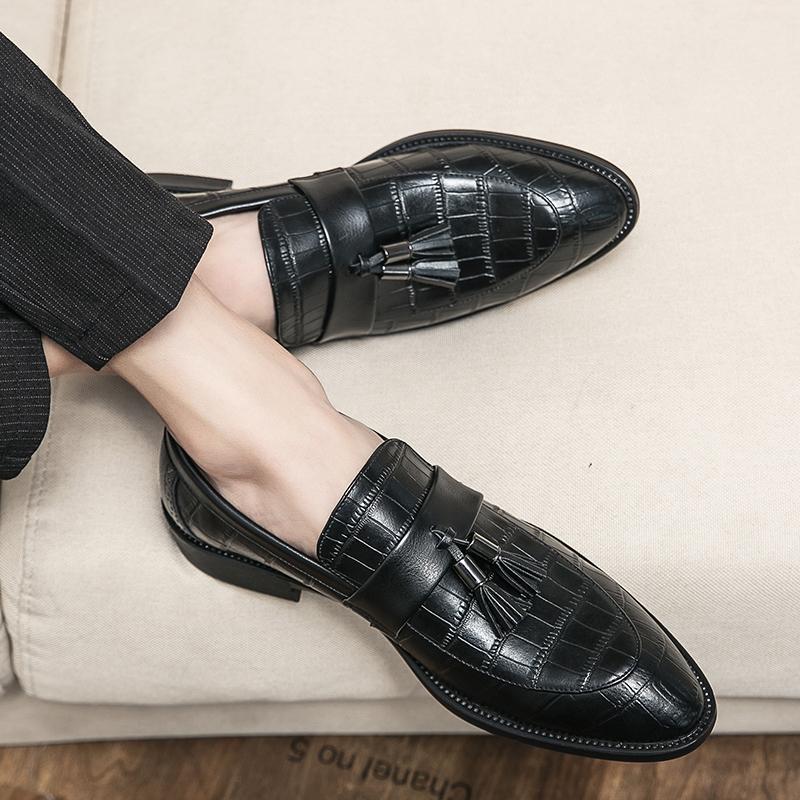 Fatto a mano vera vernice e pelle nabuk Patchwork Uomini Abito nero da  sposa Scarpe Mocassini da banchetto da uomo acquista in modo economico —  spedizione gratuita, recensioni reali con foto — Joom