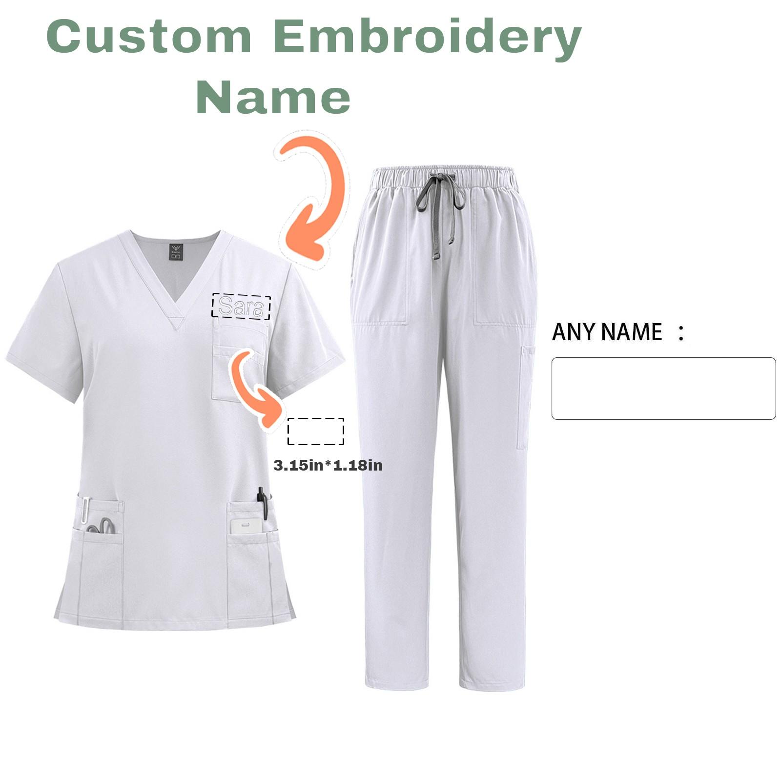 

Женский быстросохнущий однотонный комплект брюк с короткими рукавами из ткани с воротником-стойкой и карманом на молнии XXL белый