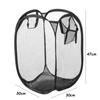 Foldable Mesh Clothes Dirty Clothes Basket Household Mesh Dirty Clothes Basket Storage Basket Storage Bucket Laundry Baske