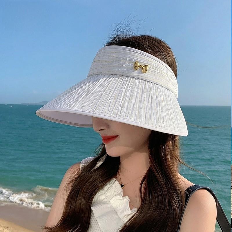 Summer Flowy Sun Hat With Wide Brim For Women Outdoor Sun Protection