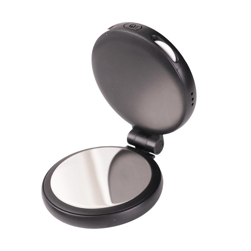 Kompakter Handspiegel mit Magnet & Selfie-Licht: Faltbarer, tragbarer Schönheitsfilter für Vlogging & Live-Streaming