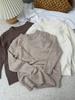 Kids' Wool Round Neck Sweater - Unisex Autumn/Winter Knit Pullover for Babies and Toddlers