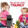 Ice Crusher Manual Rotary Ice Crusher Cocktails Slush Machine Ice Cube Crushed Smoothies Ice Crusher Machine Home 1.25L Chrome Plated Ice Grinder