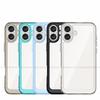 For iPhone 16 Case For Apple iPhone 16 Cover Cases Luxury Clear PC Shockproof Silicone Protective Phone Back Cover For iPhone 16