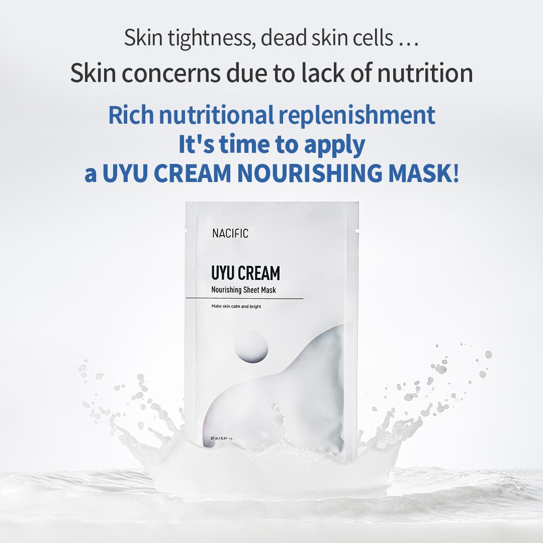 

[NACIFIC] Uyu Cream Питательная маска-пак 25г (10EA)