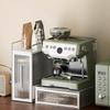 Coffee Capsule Display & Storage Stand with Drawer for Tea Bags and Machine Base