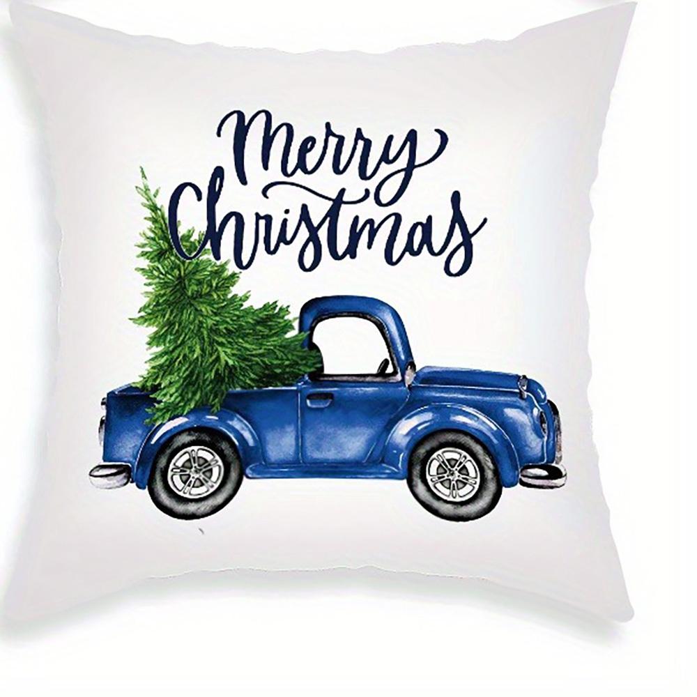 

Christmas Pillowcases: Merry, Snowy, and Festive Designs! Sofa room cushion cover home decoration new year gift 16x16Inch