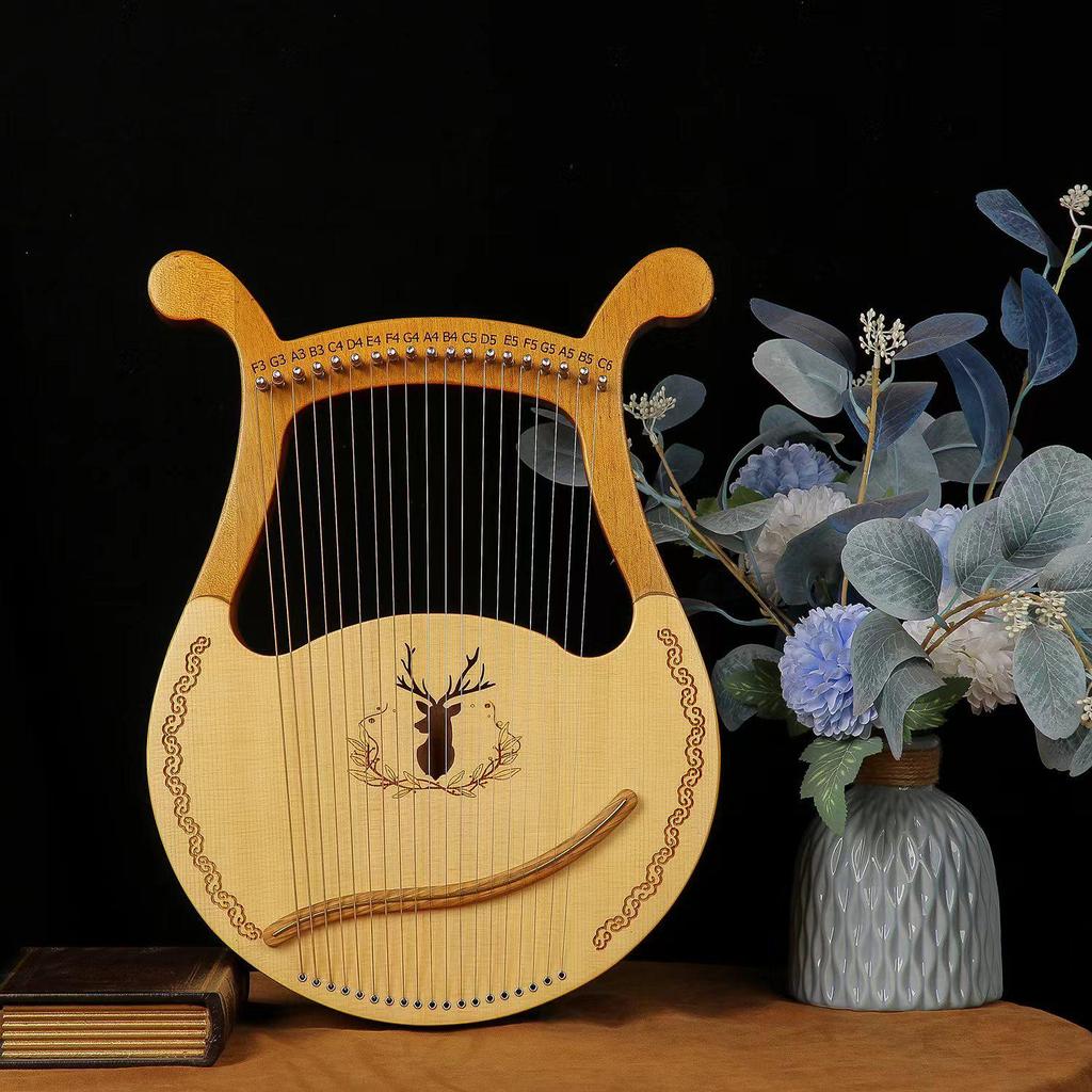 19-Tone Mini Lyre Harp - Beginner's Instrument