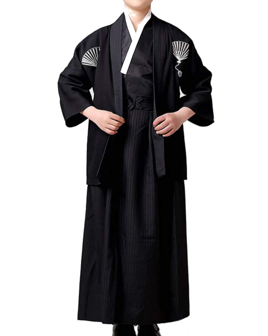 

Samurai Costume Set for Boys Size [Mikopuela] Kids (Black, 150) чёрный