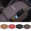 AAAGA1 Leather Car Armrest Cushion Storage Box Cover Pad Mat For GT Line Gtline Sportage Ceed Picanto K5 K3 Stonic Accessories