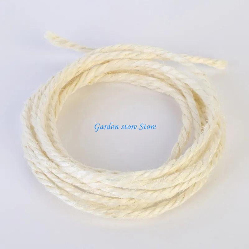 B0KB Sisal Rope For Pet Cats Scratching Post Repair Animal Climbing Tree Maintainence