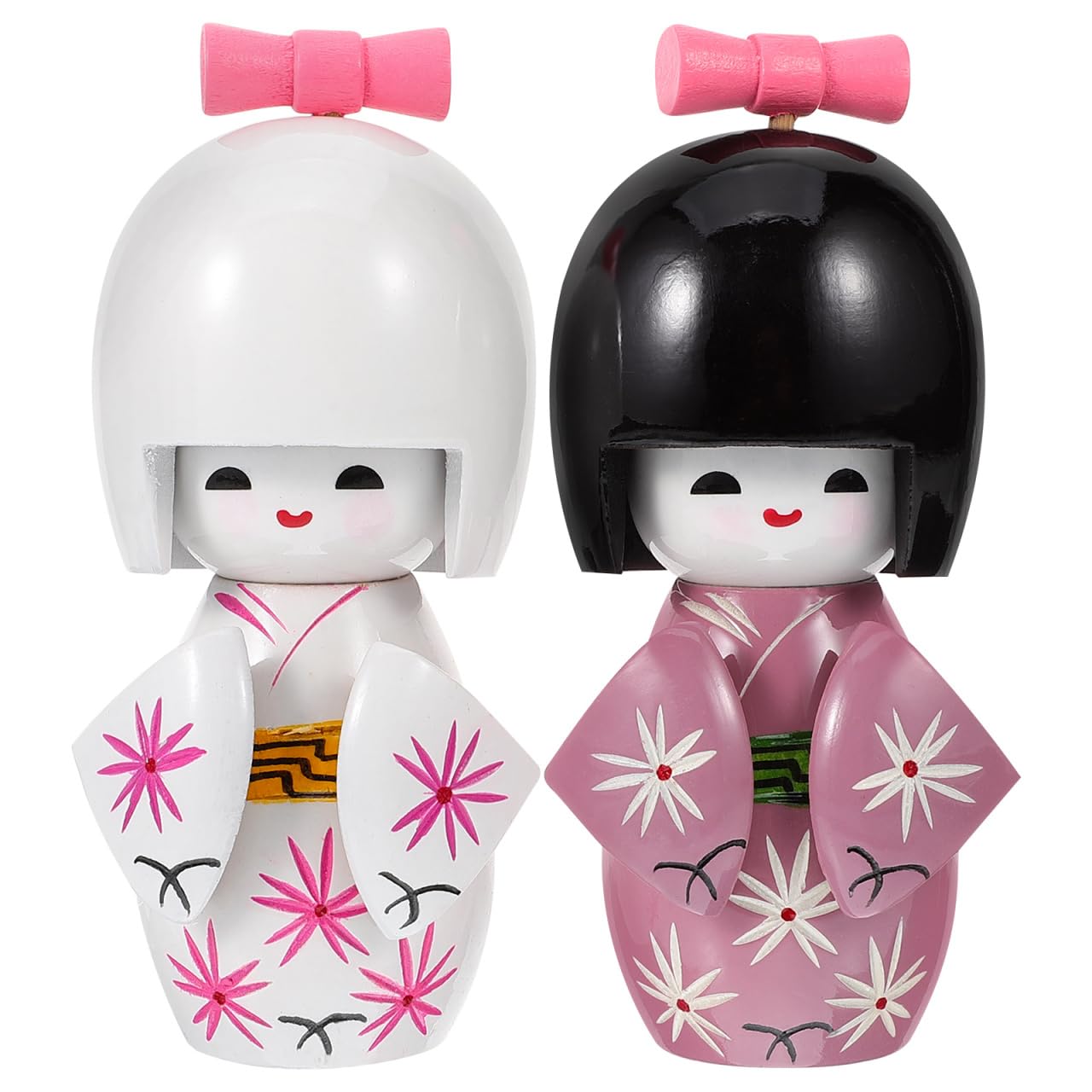 

Toyvian Набор из 2 японских деревянных кимоно Настольные традиционные куклы x x см, Девочки, Украшения, Поделки, Подарки, Декор, 11.2 4.5 4.5