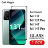 יחידה אחת עבור Xiaomi MI 14T 13T Pro מגן מסך זכוכית סרט זכוכית מחוסמת