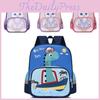 Trendy Cartoon Kids Backpack Durable Oxford Fabric Lightweight For Kindergarten Boys And Girls