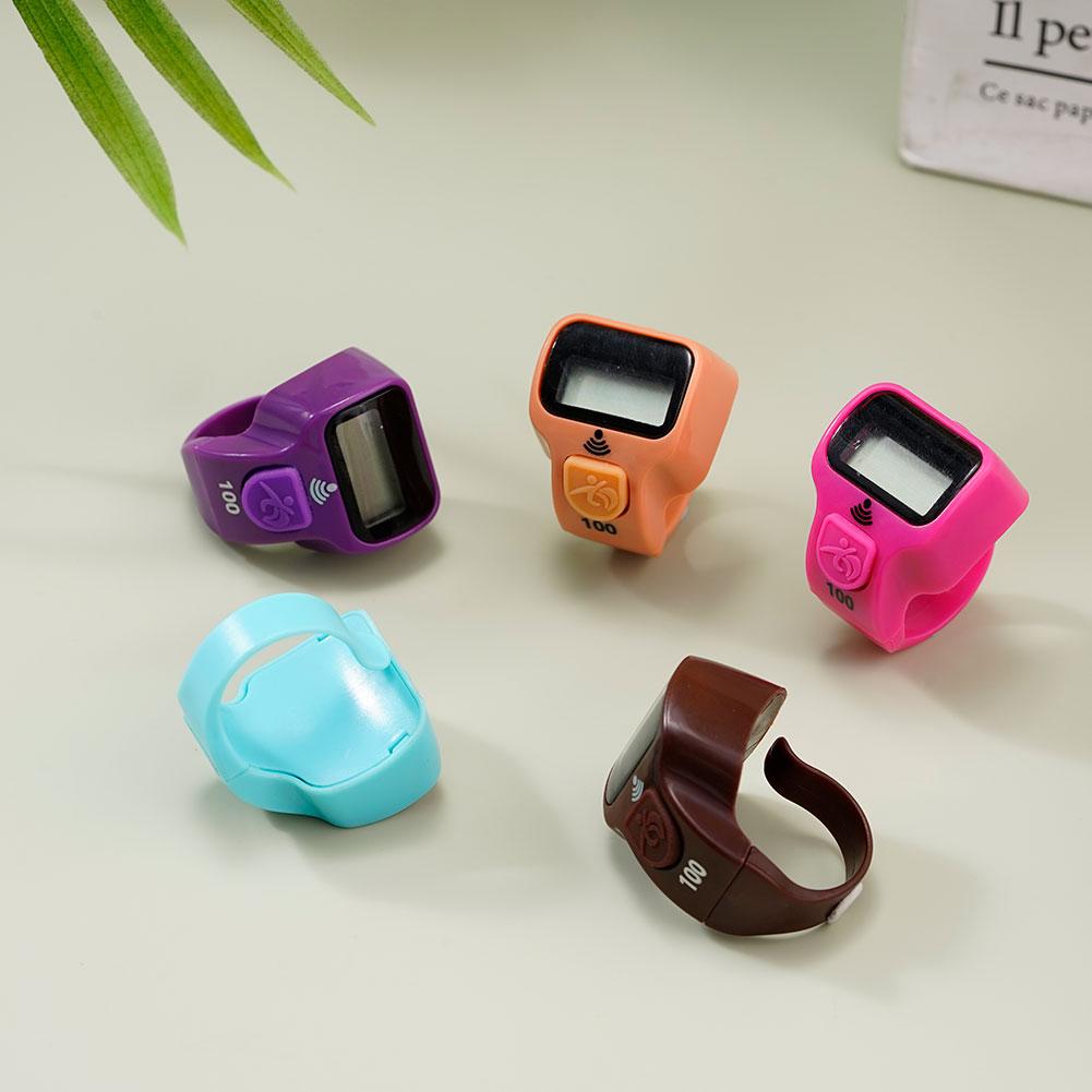 Mini Digital Electronic Finger Counter With LCD Display Battery Powered Protable Handheld Counter Clicker Counter Ring