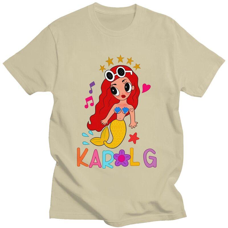 Custom Manana Sera Bonito Karol G T Shirt for Men Pure Cotton Tshirt Casual Tee Short Sleeve Tshirts Clothing Gift