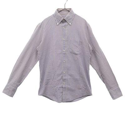 BEAMS PLUS Robert Friedman Collaboration Stripe Long Sleeve Button Down Shirt Men's Used