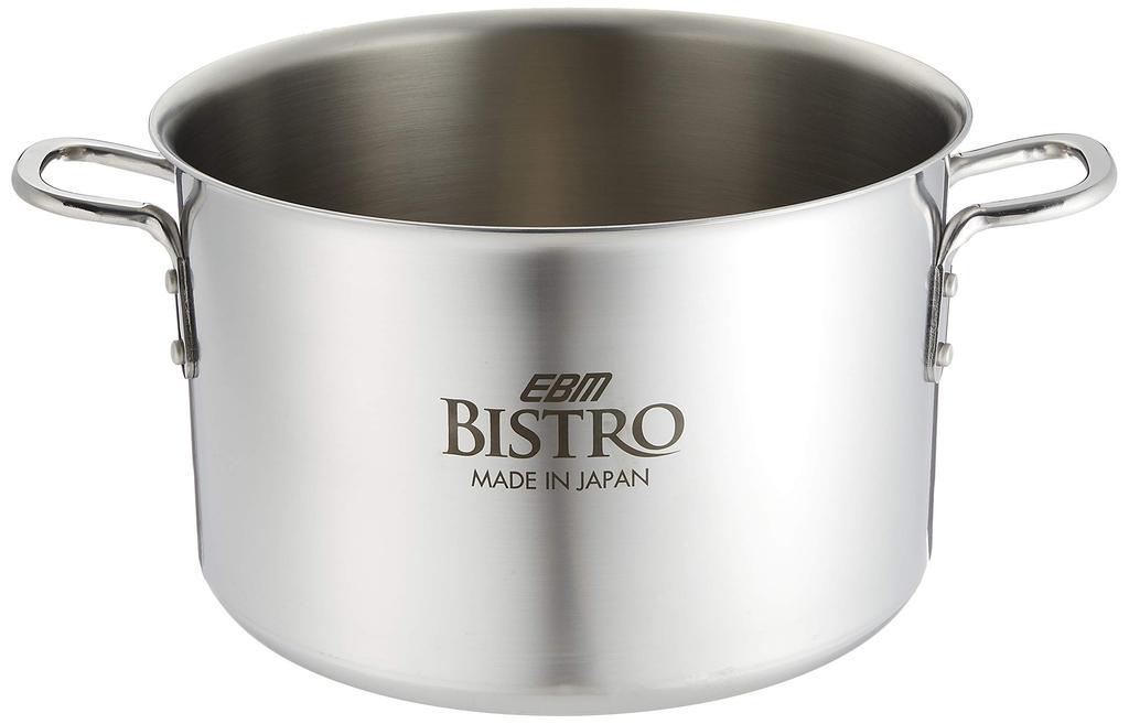 EBM Bistro Clad Pot 27cm Without Lid 3-layer Half-body