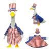 Gänse Outfit Veranda Gänse Kleidung für Gänse Statue Jul 4. Thema Veranda Gänse Kostüm für Garten Hof Terrassen Dekoration