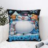 Pillow Case Snowman Frostys Soft  Pillow Cover For Sofa Bedroom Home Decor Vintage Pillowcases