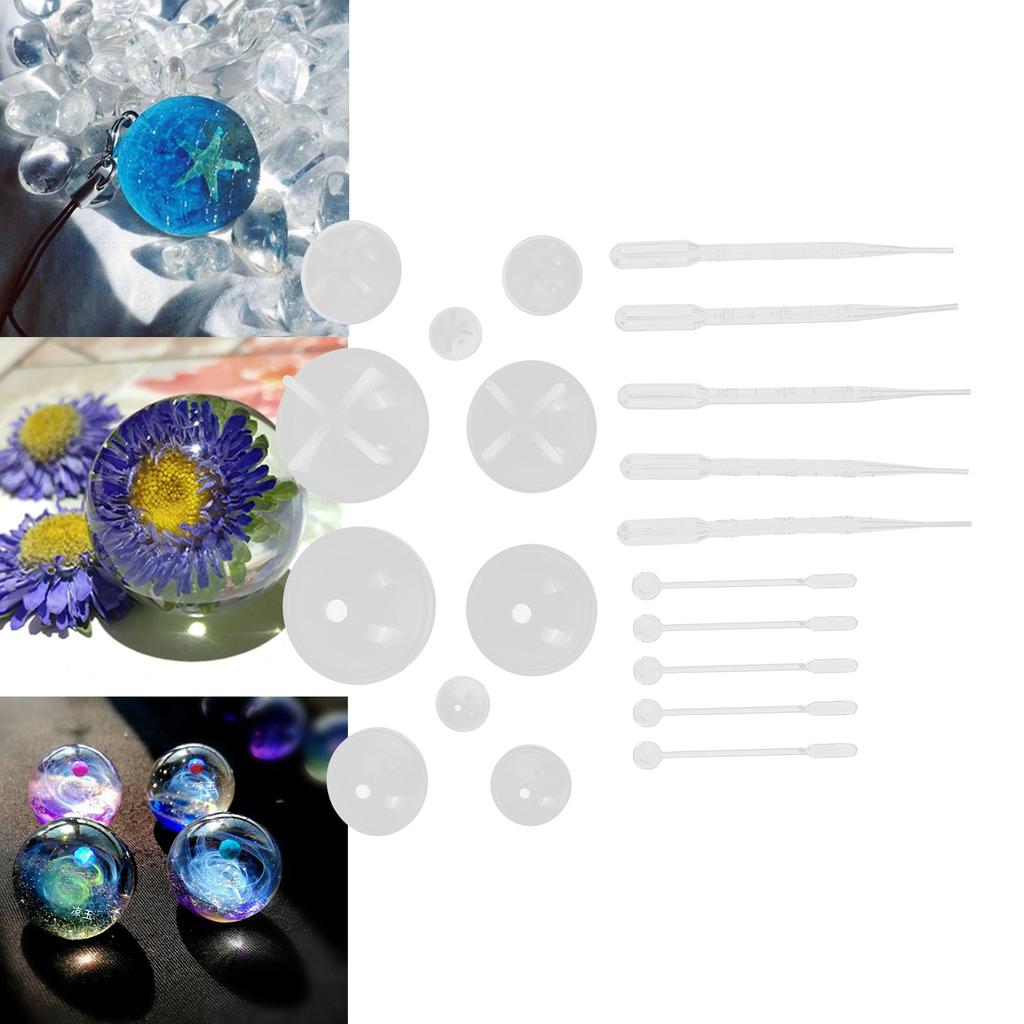 Silicone DIY Craft Molds Jewelry Making Silicone Mold Stirring Rod Dropper Tools