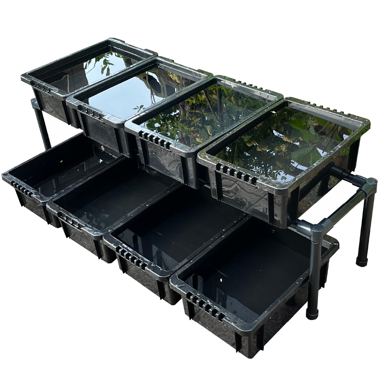 

Стойка для разведения медаки Ohisama Medaka, 8 штук в NVBOX13 NVBOX22 Ящик для разведения медаки Trofast, стойка для разведения медаки Biotope, полка для разведения медаки чёрный