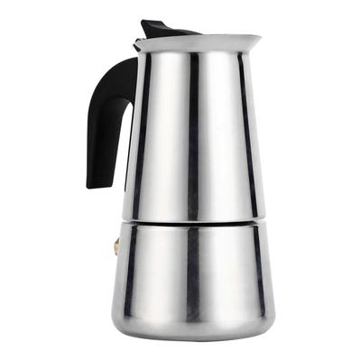 Edelstahl Percolator Moka Topf Kaffee Maker Herd Home Office Verwenden (100ml)