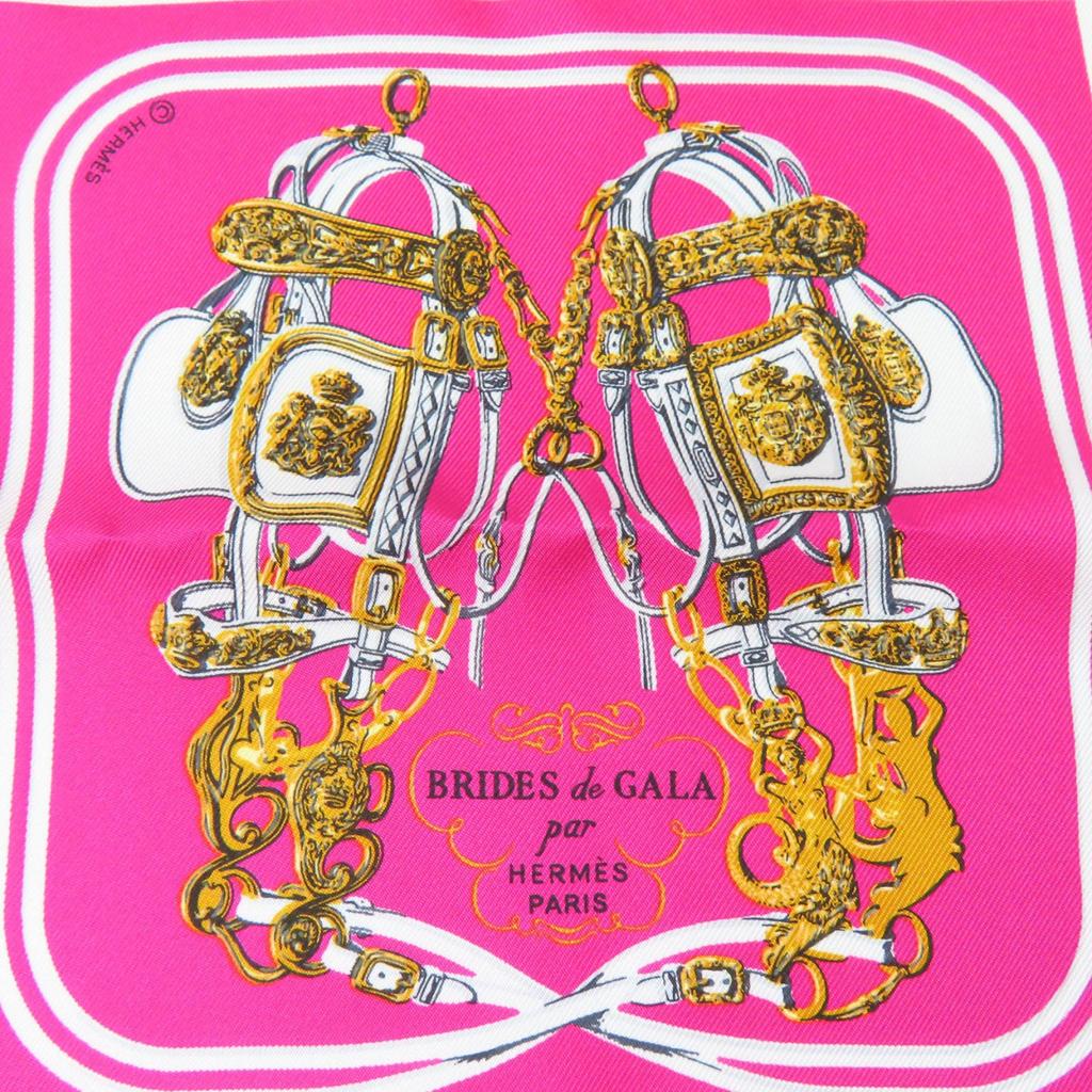 Pristine HERMES scarf BRIDES de GALA Brides for ceremonies silk Women Used