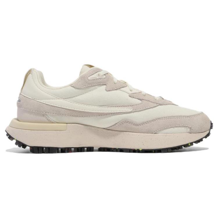 FILA Zagato V2 Ultouch Leather Cushioning Breathable Low top Casual Shoes Unisex White 1RM02291E_100