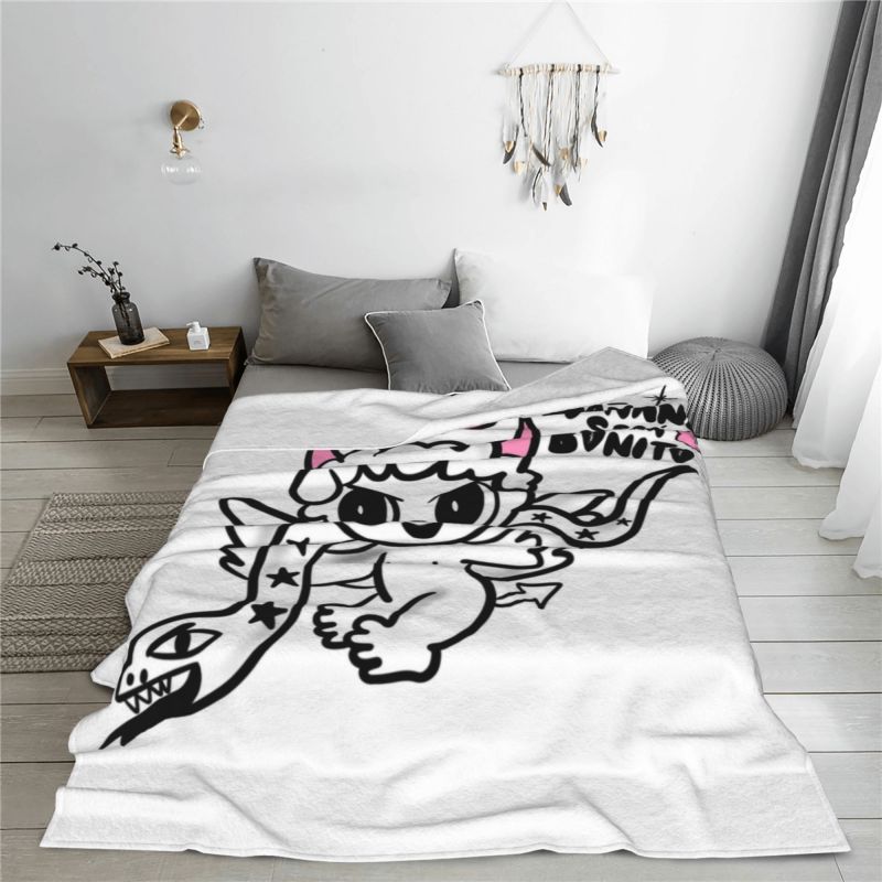 Custom Reggae Ainger Bichota Season Karol G Blankets Warm Flannel Throw Blanket for Bedding Travel Sofa