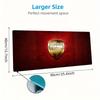 Arsenal F Großes Mauspad Große Gaming-Tischunterlage Rutschfest für Laptop Tablet Großes Mauspad XXL Matte Mini-PC-Spielmatte Mit verriegeltem Rand