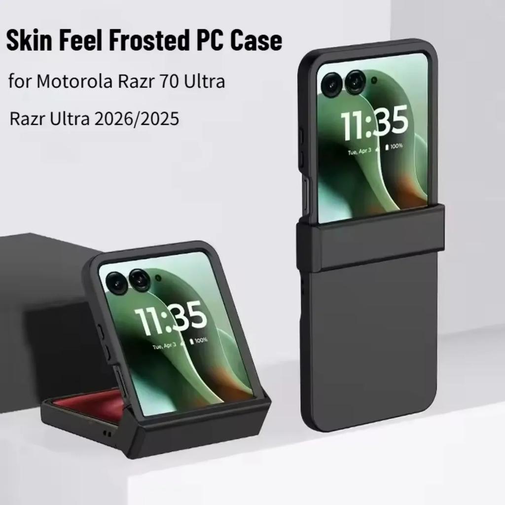 Fashion Colorful Skin Feel PC Hard Phone Case for Motorola Razr 70 60 50 Ultra 70 60 50 Razr Shockproof Hinge Protect Cover