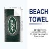 New York Jets Logo Print Beach Towel, Large Soft Quick Dry Towel for Beach Camping Swimming