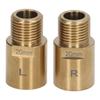 1 Pair Bike Pedal Extender Steel 20mm Gold Extended Pedal Spacer for 9/16 In Threaded Pedals Bike