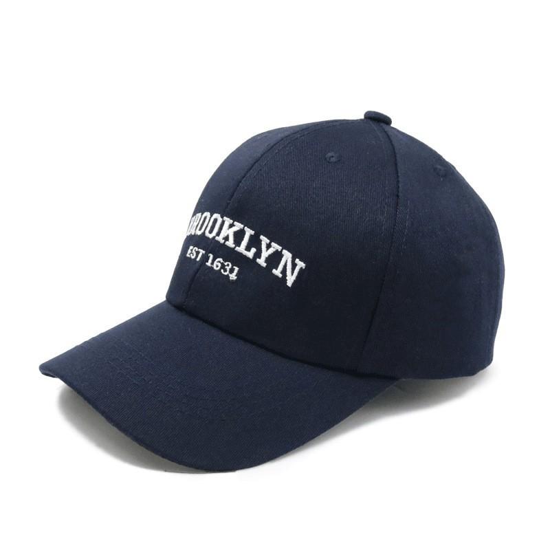 Embroidery Letter Cap Men S Versatile Spring And Autumn Sunscreen Sun Hat Outdoor Sports Personality Baseball Hat Adjustable тёмно-синий