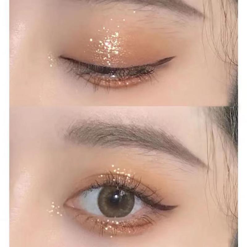 9 Farben Matte Schimmer Lidschattenpalette Butter Toast & Taro Erdtöne Aufbaubares Pigment Lang Haltendes Make-up