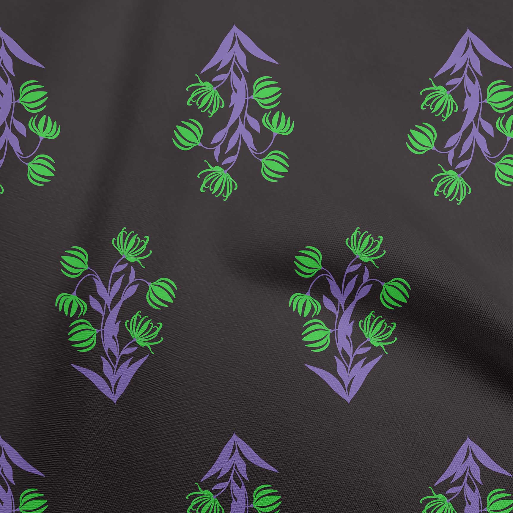 

oneOone Cotton Poplin Dark Beige Fabric Block Print Fabric For Sewing Printed Craft Fabric By The Yard 42 Inch 42 Inch Wide - Viscose Chiffon світло-сірий колір