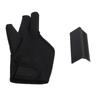 3 Finger Barber Glove Heat Resistance Gloves with Flat Iron Comb Attachment for Hair Styling Black