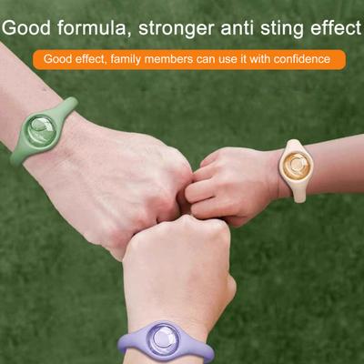 Muggenwerend Armband Comfortabel te Dragen Intrekbaar Ontwerp Siliconen Effectieve Preventie van Muggenbeten Polsband