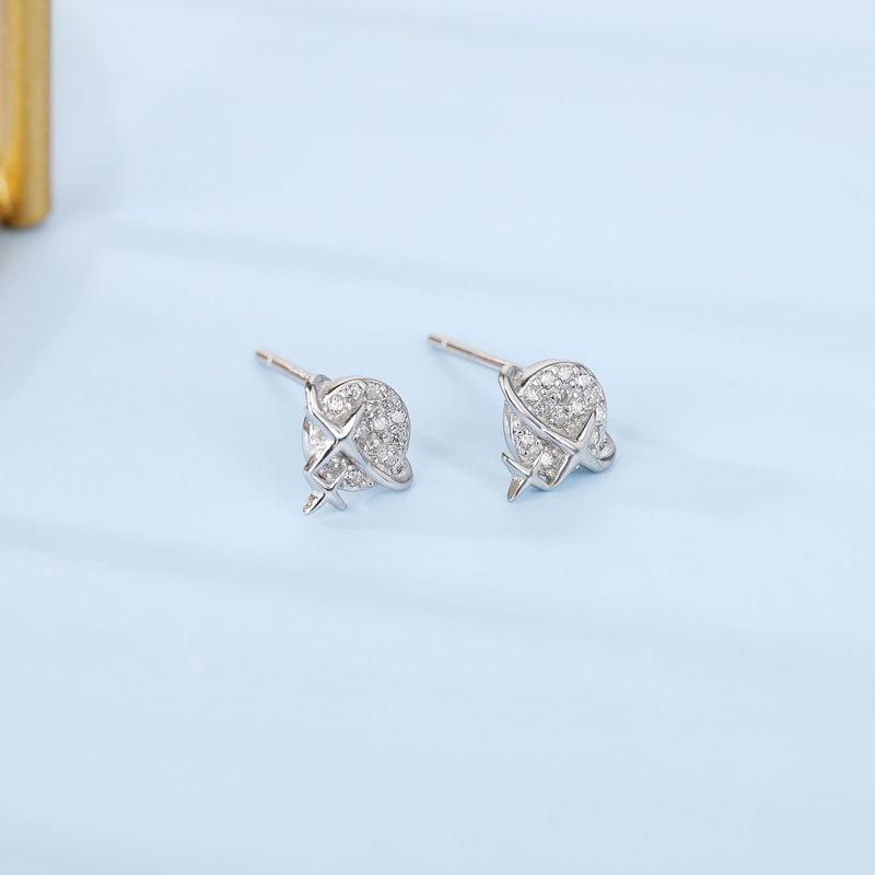 Cute Little Planet Earrings Small and Simple Design Earrings Students