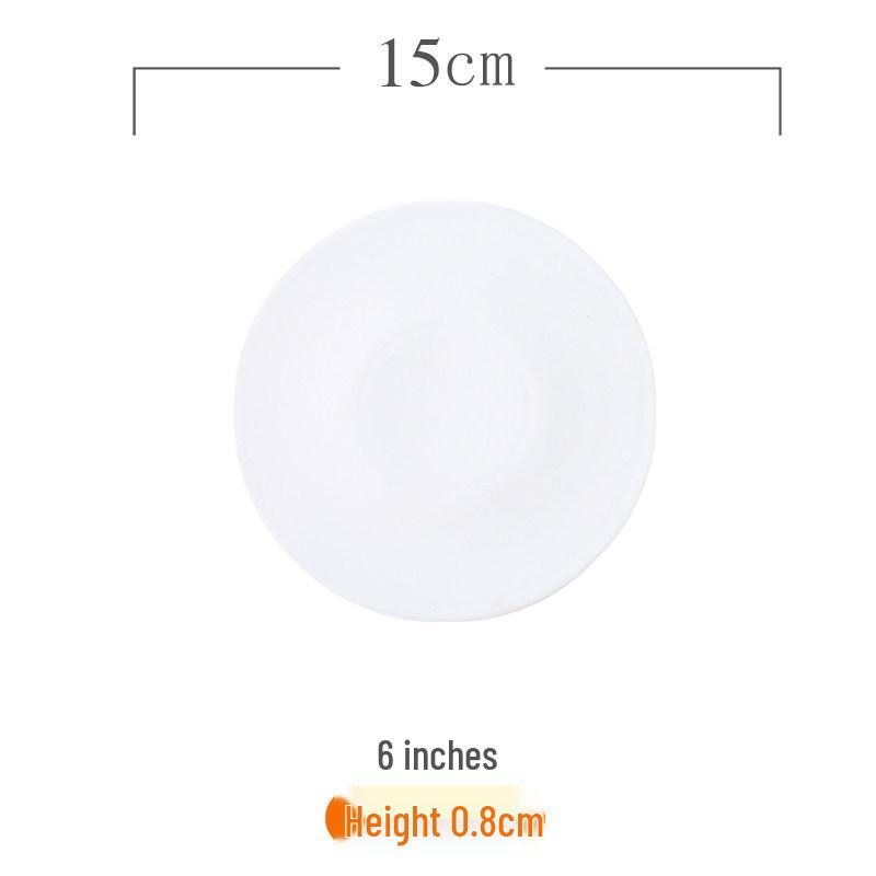 White Ceramic Rectangular Steak and Sushi Plate - Western & Japanese Fine Dining Tableware